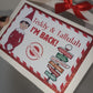 Christmas Party Box | Treat Box | Elf Christmas Design | Christmas Eve Box | Party Bags