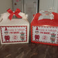 Christmas Party Box | Treat Box | Elf Christmas Design | Christmas Eve Box | Party Bags
