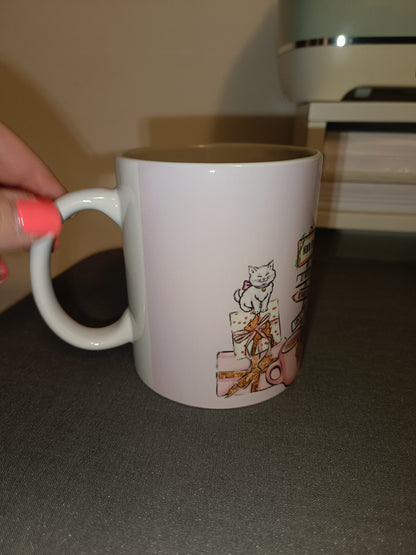 SALE - Pink Christmas Mug | Merry Christmas Mug | Gift Idea