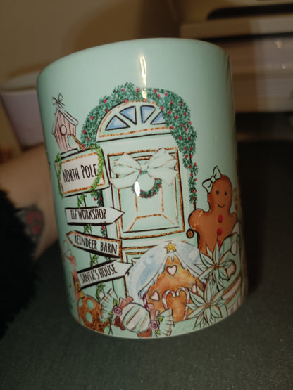 SALE - Mint Green Christmas Mug | Merry Christmas Mug | Gift Idea