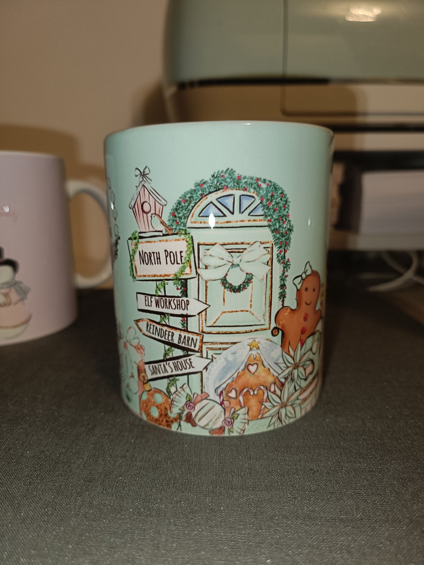 SALE - Mint Green Christmas Mug | Merry Christmas Mug | Gift Idea