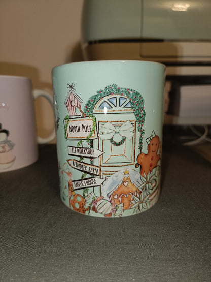 SALE - Mint Green Christmas Mug | Merry Christmas Mug | Gift Idea