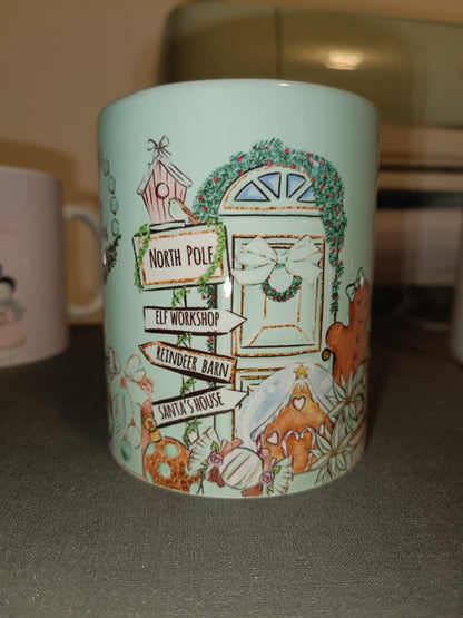 SALE - Mint Green Christmas Mug | Merry Christmas Mug | Gift Idea