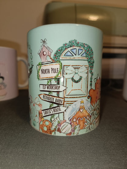SALE - Mint Green Christmas Mug | Merry Christmas Mug | Gift Idea
