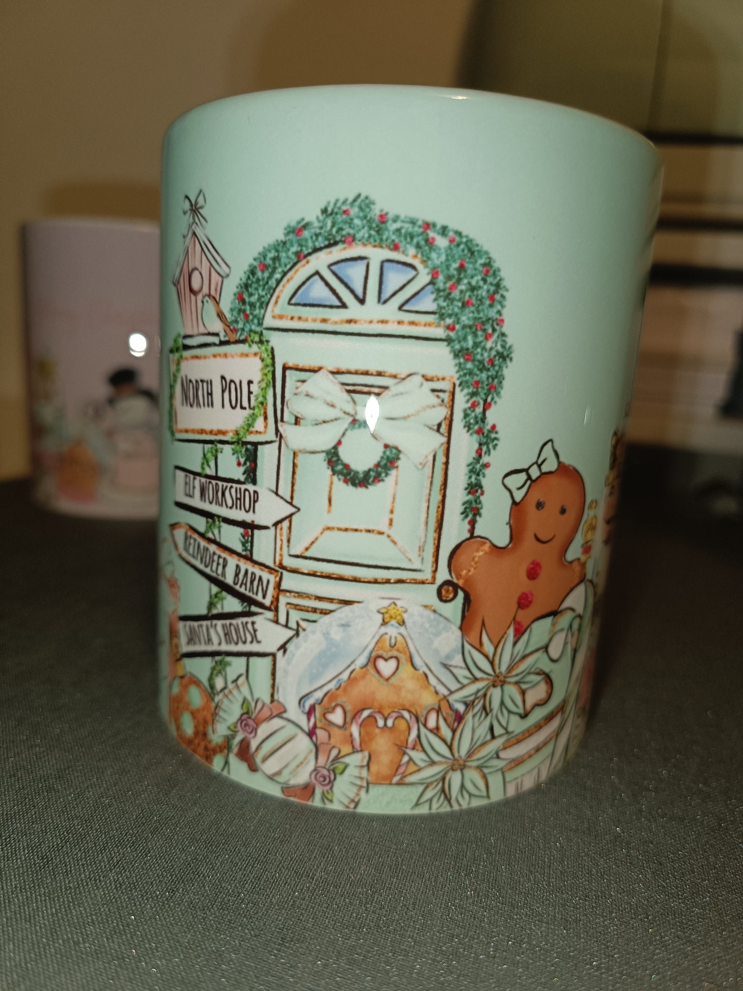 SALE - Mint Green Christmas Mug | Merry Christmas Mug | Gift Idea