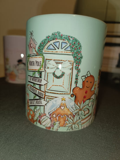 SALE - Mint Green Christmas Mug | Merry Christmas Mug | Gift Idea