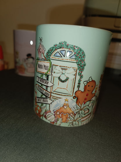 SALE - Mint Green Christmas Mug | Merry Christmas Mug | Gift Idea