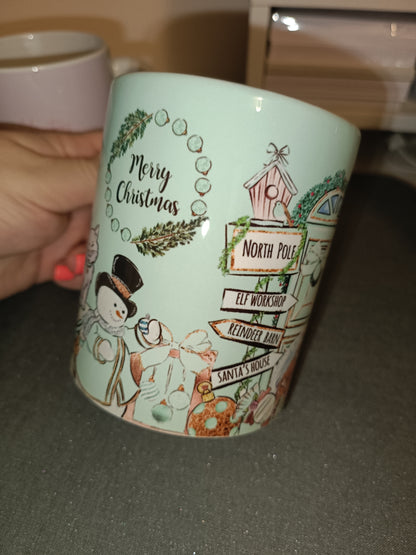 SALE - Mint Green Christmas Mug | Merry Christmas Mug | Gift Idea