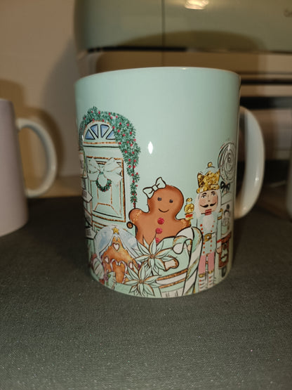 SALE - Mint Green Christmas Mug | Merry Christmas Mug | Gift Idea