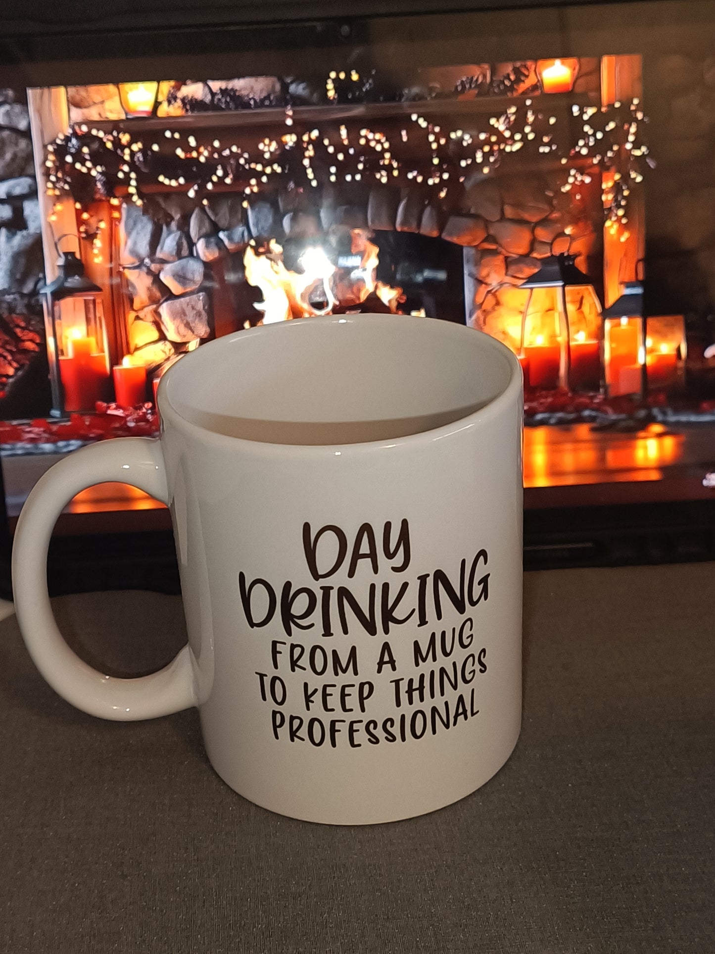Funny Day Drinking Coffee Mug | Funny Coffee Quote Mug | Gift Idea