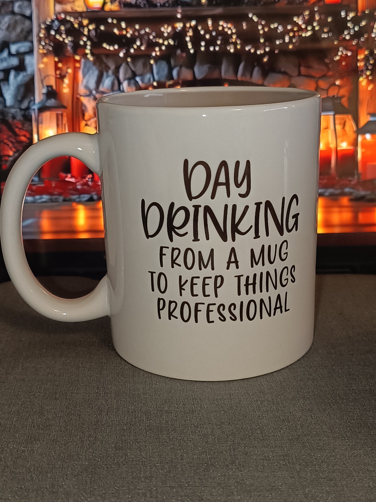 Funny Day Drinking Coffee Mug | Funny Coffee Quote Mug | Gift Idea