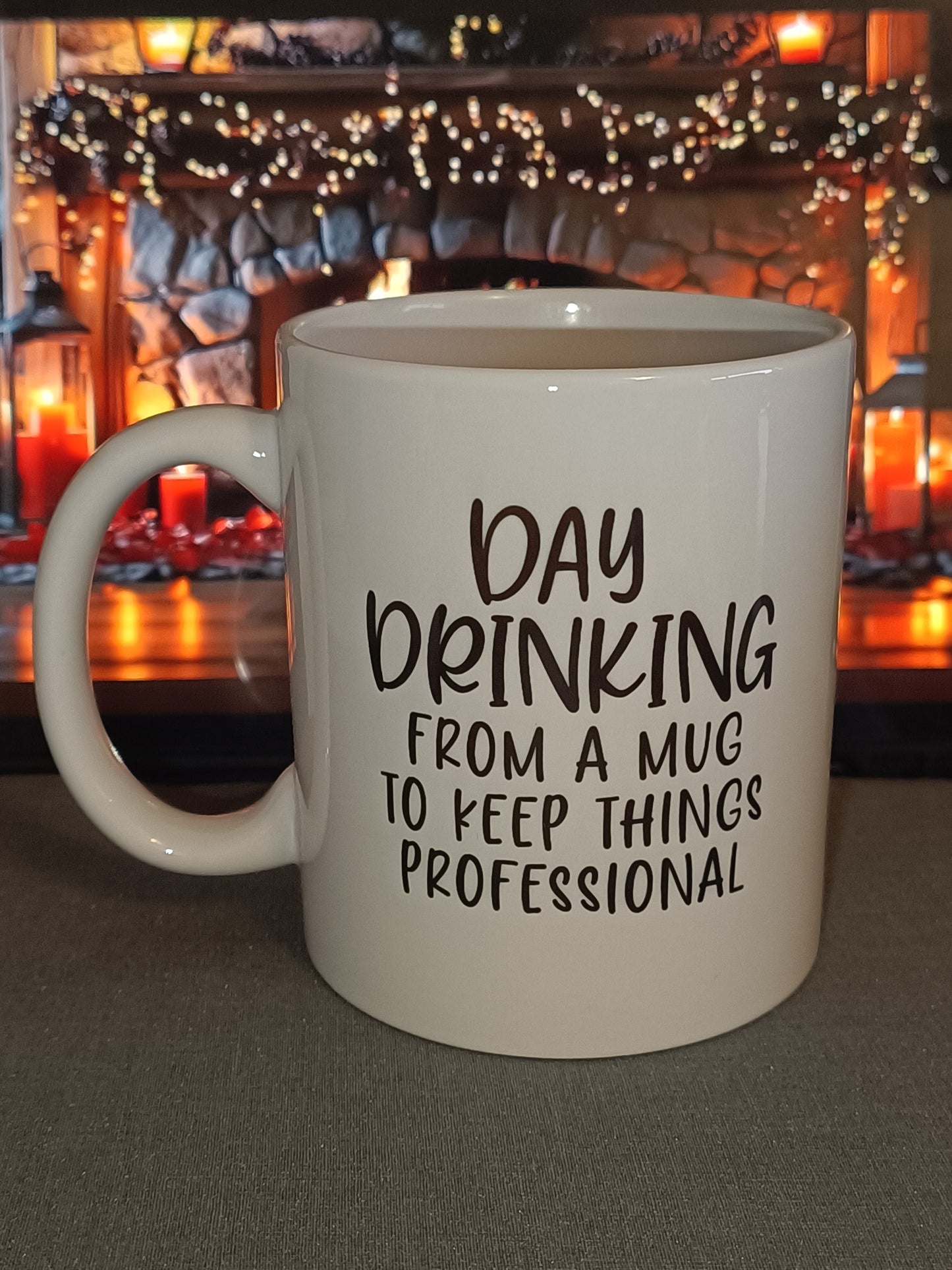 Funny Day Drinking Coffee Mug | Funny Coffee Quote Mug | Gift Idea