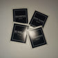 SALE | Black Set of 4 - Bathroom Bottle Waterproof Stickers | Bathroom Labels