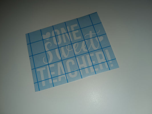 SALE | One Sweet Teacher | Vinyl Sticker