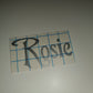 SALE | Rosie Sticker | Vinyl Sticker | Box Label | Notebook Sticker | Water Bottle Label