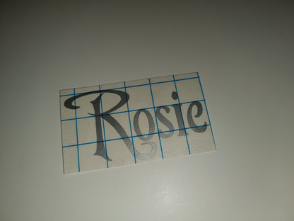 SALE | Rosie Sticker | Vinyl Sticker | Box Label | Notebook Sticker | Water Bottle Label