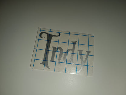 SALE | Indy Sticker | Vinyl Sticker | Box Label | Notebook Sticker | Water Bottle Label
