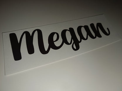 SALE | Megan Sticker | Vinyl Sticker | Box Label | Notebook Sticker