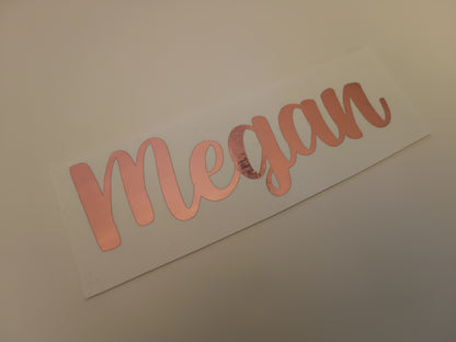 SALE | Megan Sticker | Vinyl Sticker | Box Label | Notebook Sticker