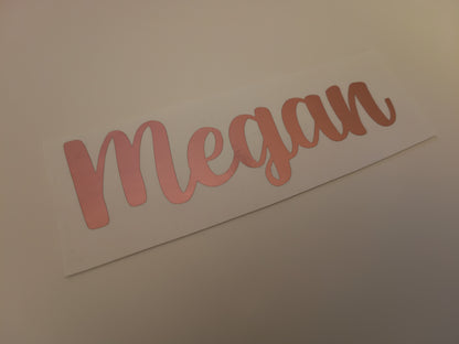 SALE | Megan Sticker | Vinyl Sticker | Box Label | Notebook Sticker