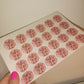 24 x Blush Pink Stickers | Beth's 21st | SALE ITEM
