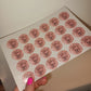 24 x Blush Pink Stickers | Chloe's 18th | SALE ITEM