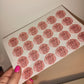 24 x Blush Pink Stickers | Keely's 25th | SALE ITEM