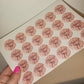 24 x Blush Pink Stickers | Marnie's 7th | SALE ITEM