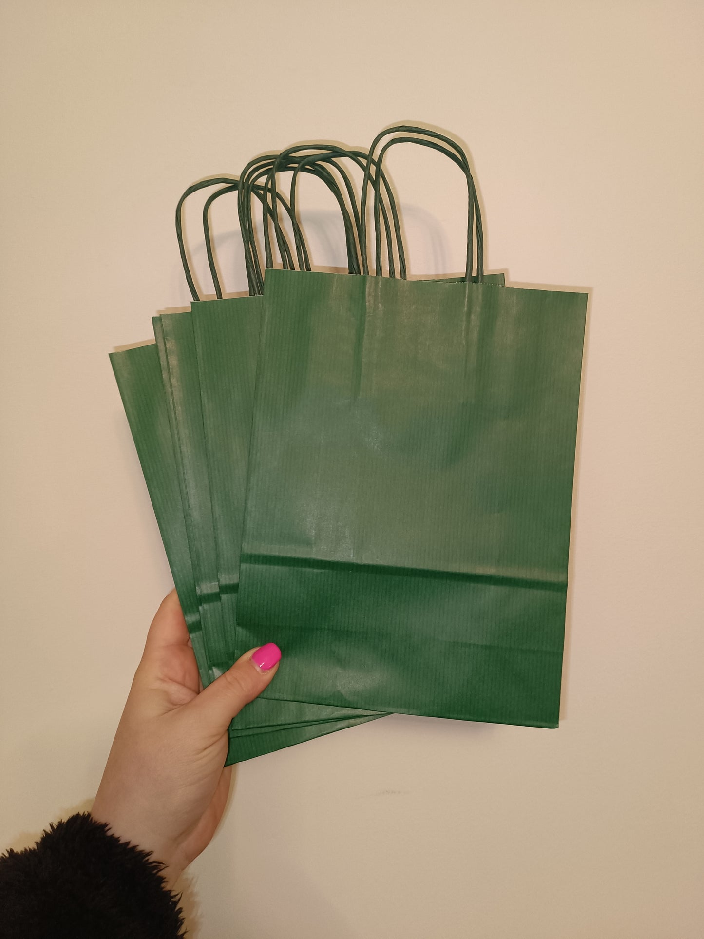 SALE ITEM | Green Party Bags | Party Favours
