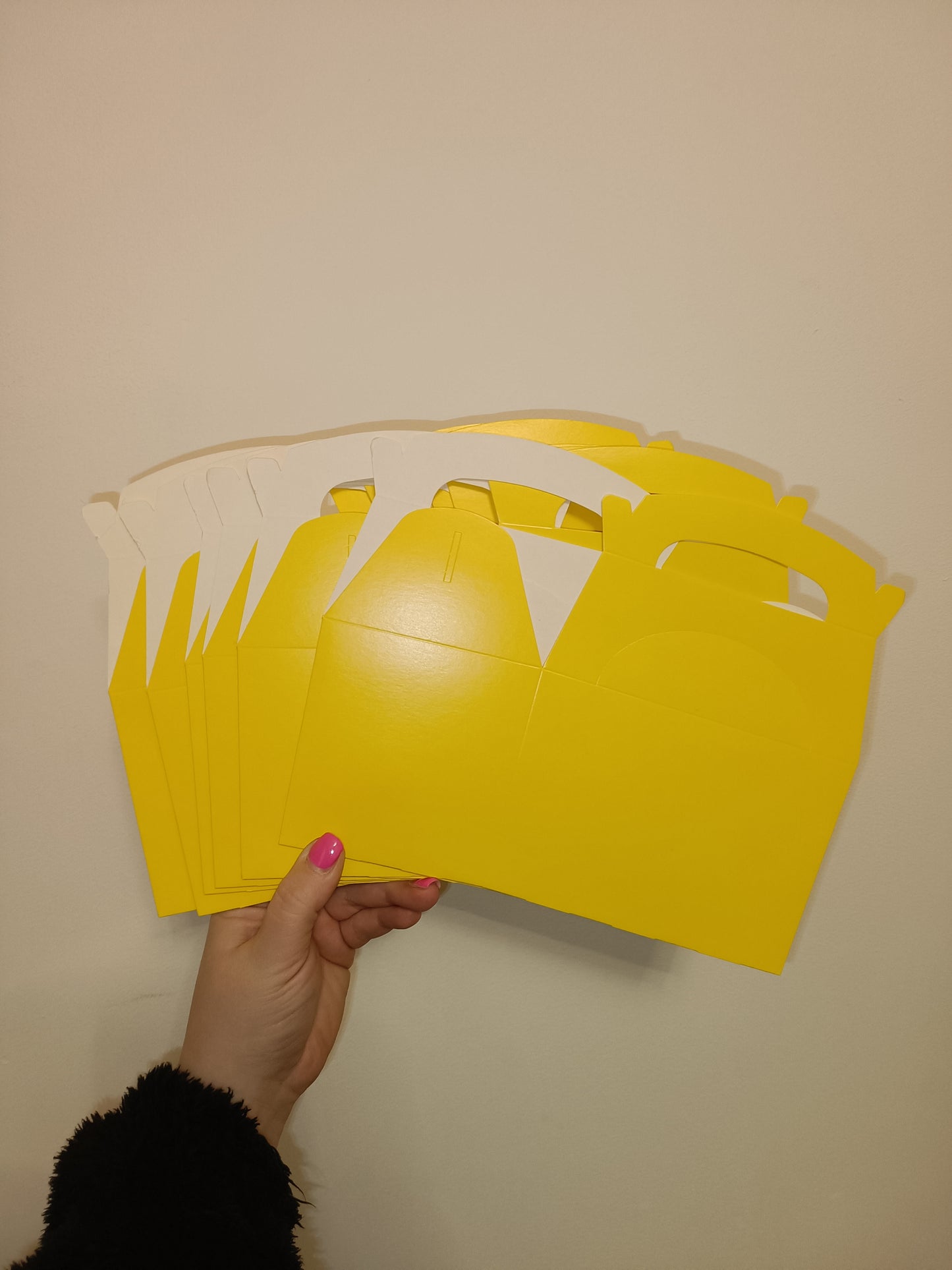 SALE ITEM | Yellow Party Boxes | Party Favours