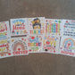 Bundle 10 x UVDTF teacher stickers