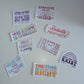 SALE | Positive Affirmation Sticker Bundle