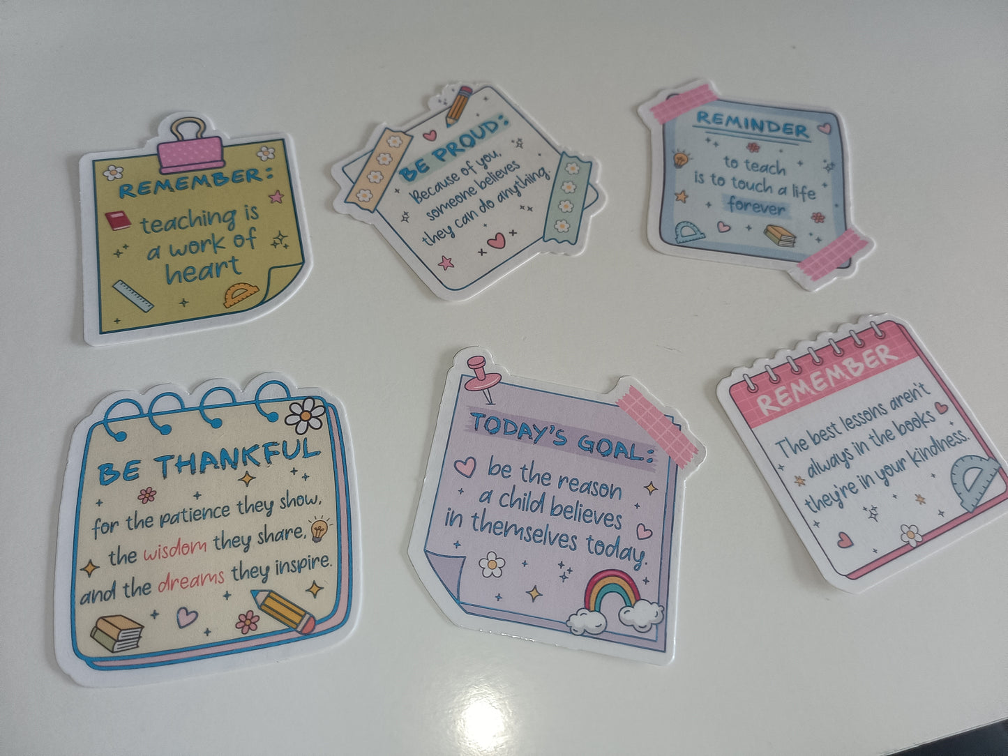 SALE | Teacher Affirmations Quotes Sticker Bundle