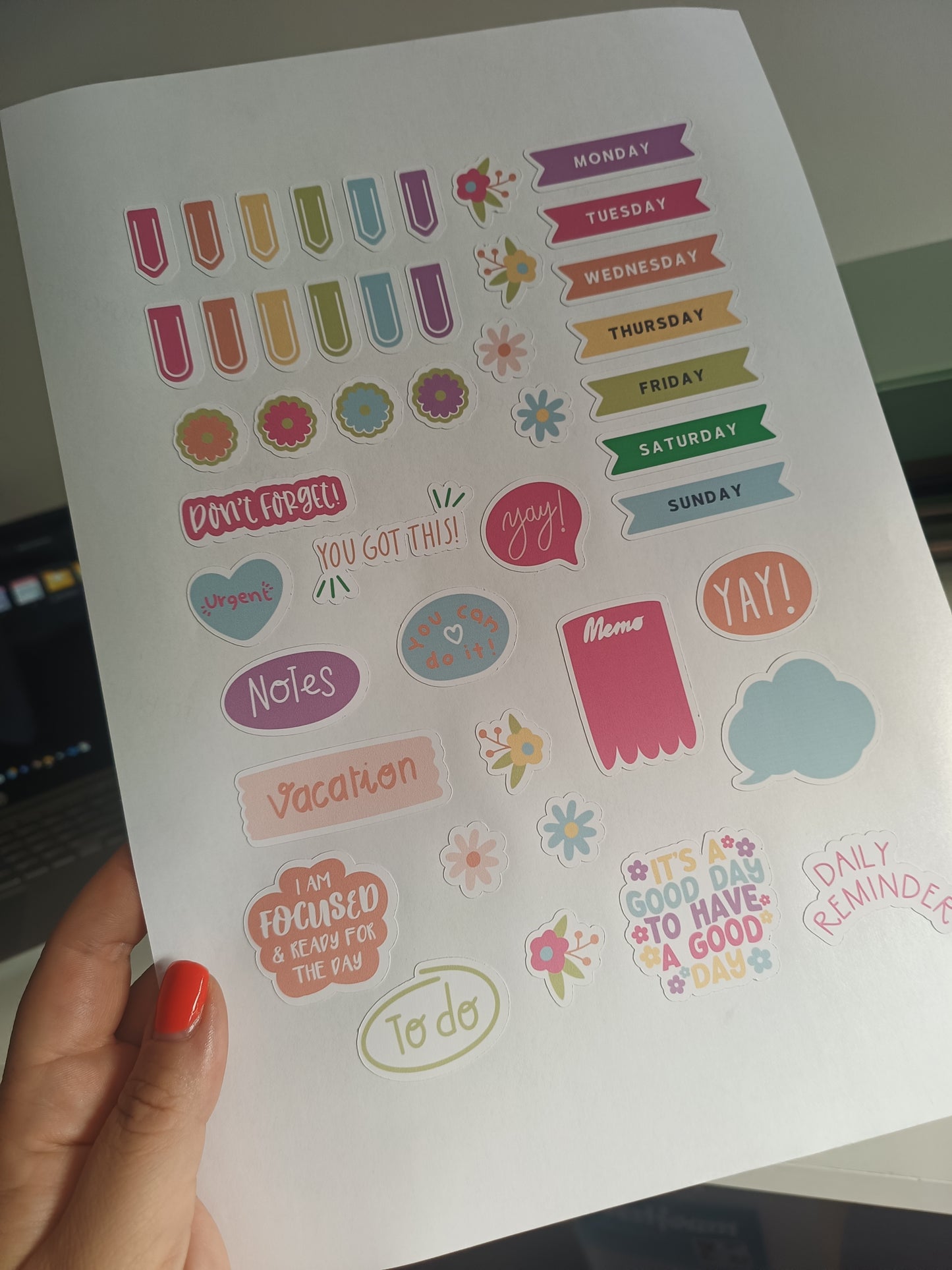 SALE | A4 Sheet Planner Stickers