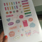 SALE | A4 Sheet Planner Stickers