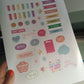 SALE | A4 Sheet Planner Stickers