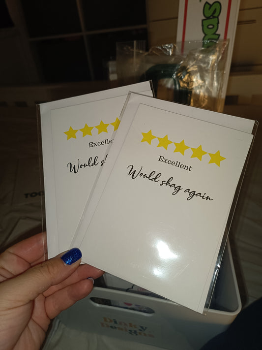 SALE - Valentine's Day Card | Excellent, Would Sh*g Again | Funny Card | Joke Card
