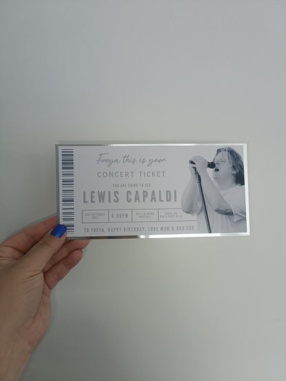 Custom Surprise Ticket Print | Personalised Ticket Voucher | Gift Idea | ANY DESIGN - Dinky Designs