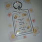 Keyring Gift | Thank You For Bee-ing Such An Important Part Of My Story | Teacher - Friend Appreciation Gift | Quote Keyring
