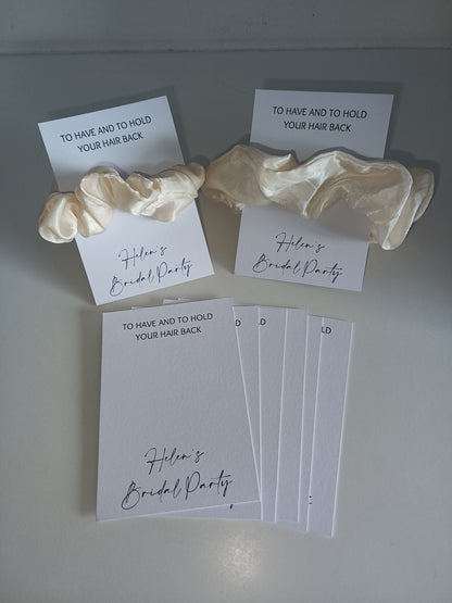 Bridal Party Gift Ideas | To Have And To Hold Your Hair Back | Hen Party Gift Idea