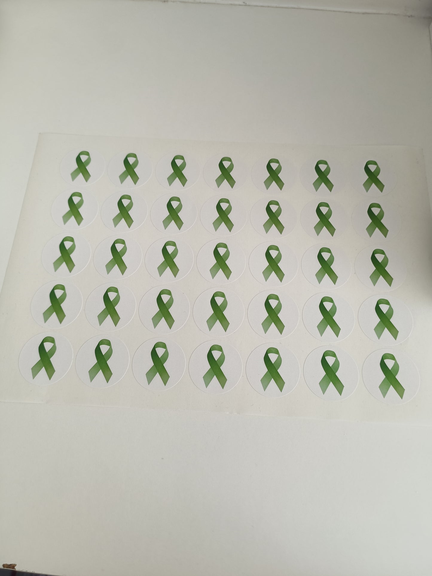 Mental Health Ribbon Stickers | Various Sizes | Sticker Sheets