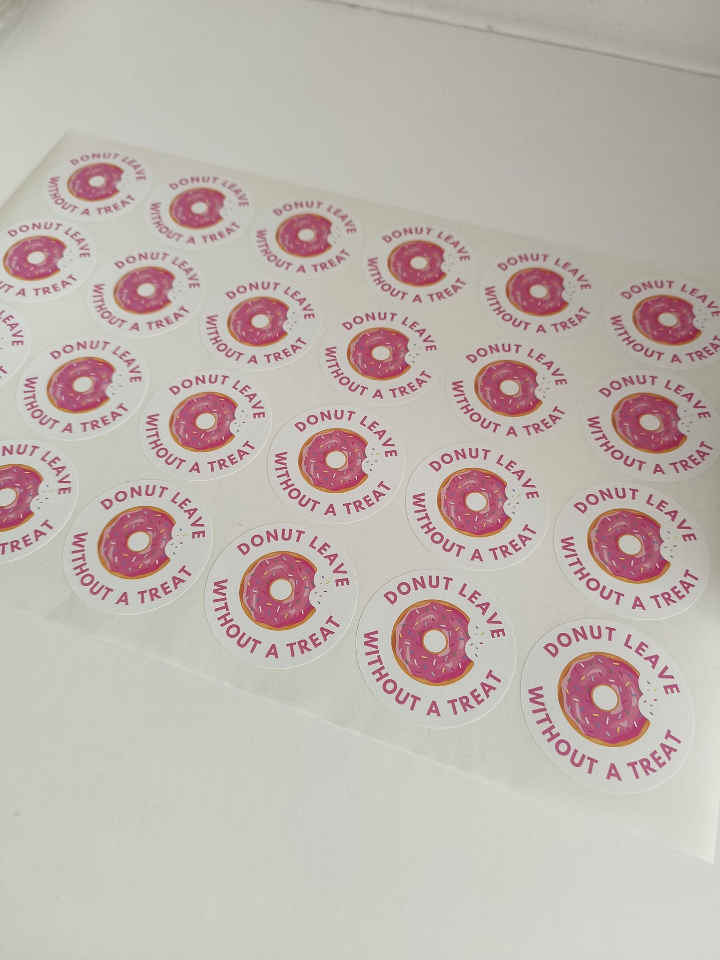 Donut Stickers | Various Sizes | Donut Party Supplies | Donut Theme Party