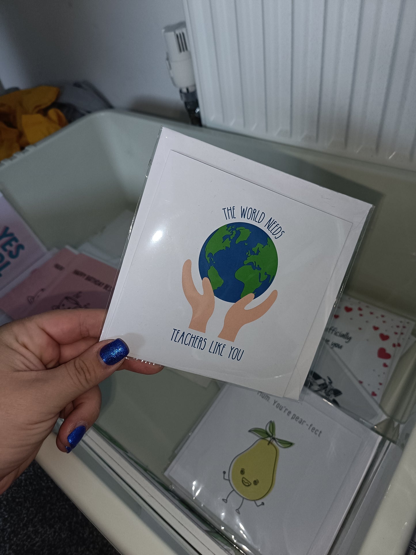 Teacher Card | The World Needs Teachers Like You | Cute Card
