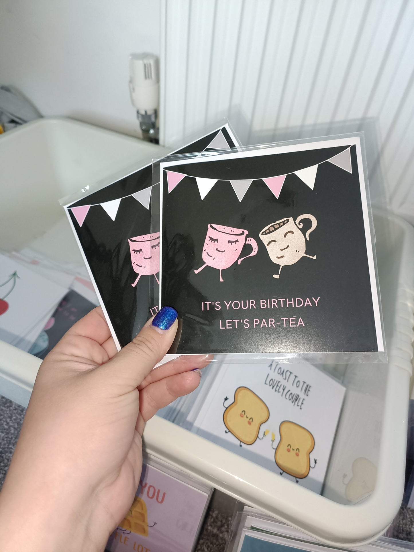 Birthday Card | It's Your Birthday, Let's Par-tea | Cute Card | Funny Card