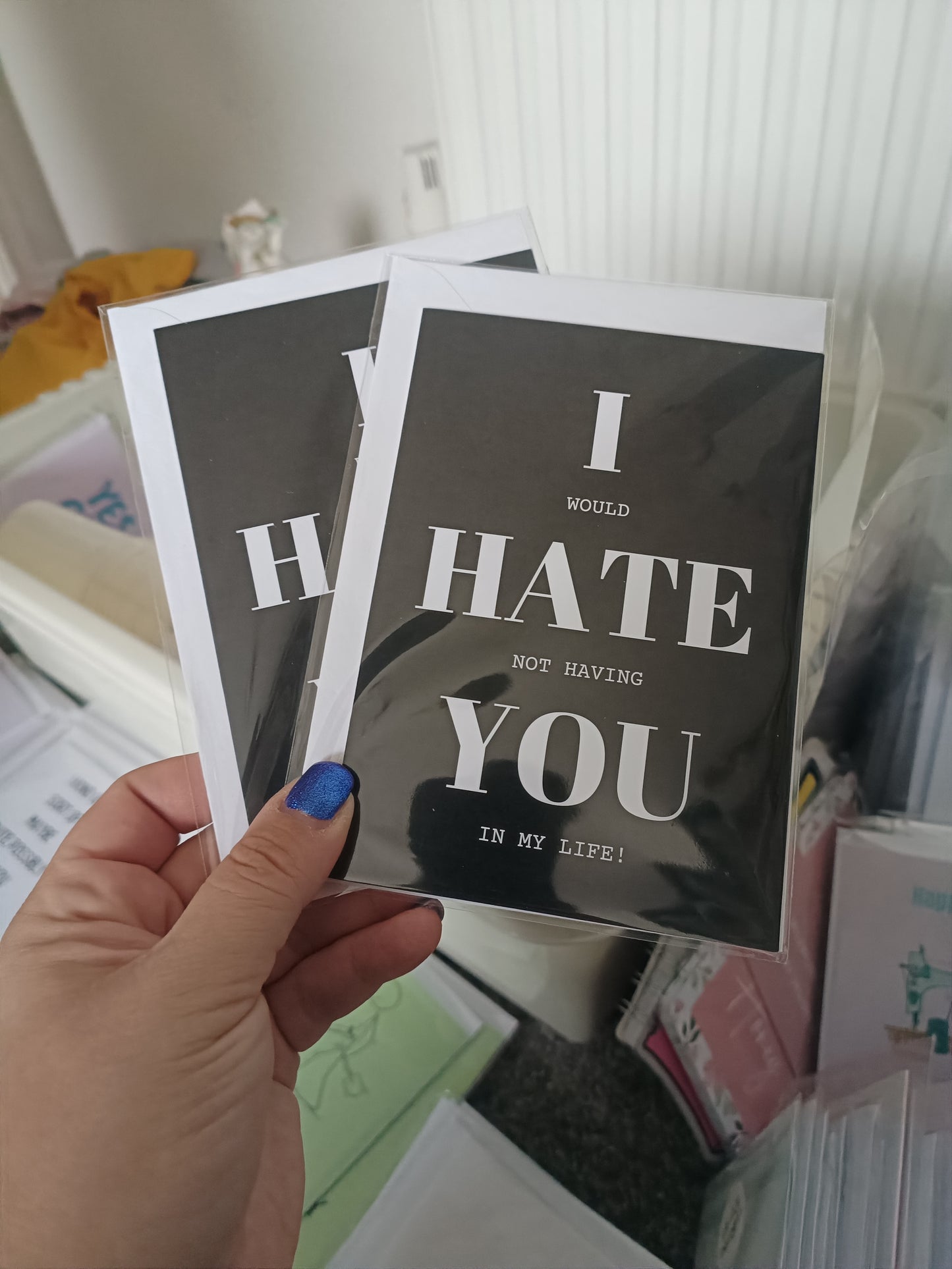 SALE - Valentine Day Card | I Would Hate Not Having You In My Life Card | Anniversary Card