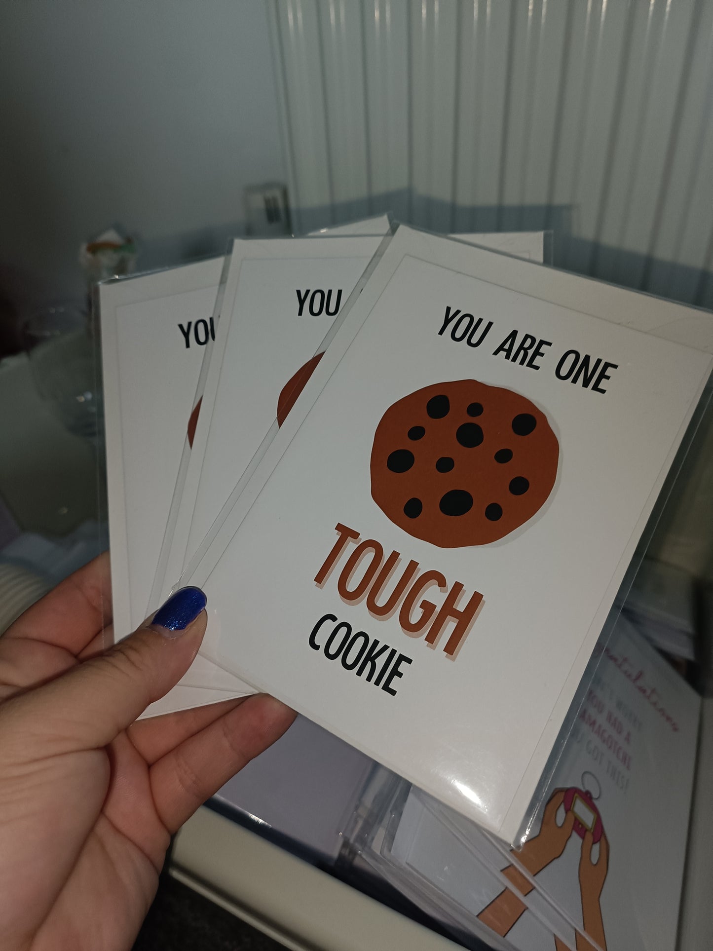 Thinking Of You Card | You Are One Tough Cookie | Get Well Soon Card