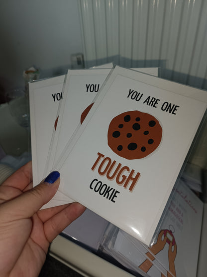 Thinking Of You Card | You Are One Tough Cookie | Get Well Soon Card