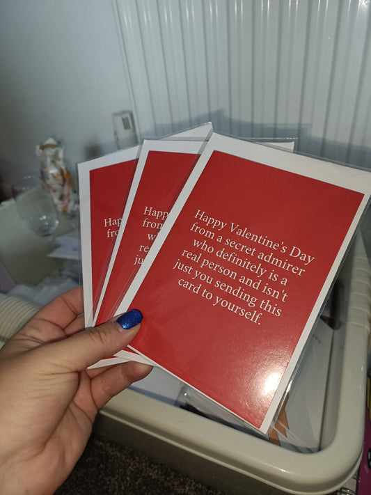 SALE - Valentines Card | Secret Admirer Card
