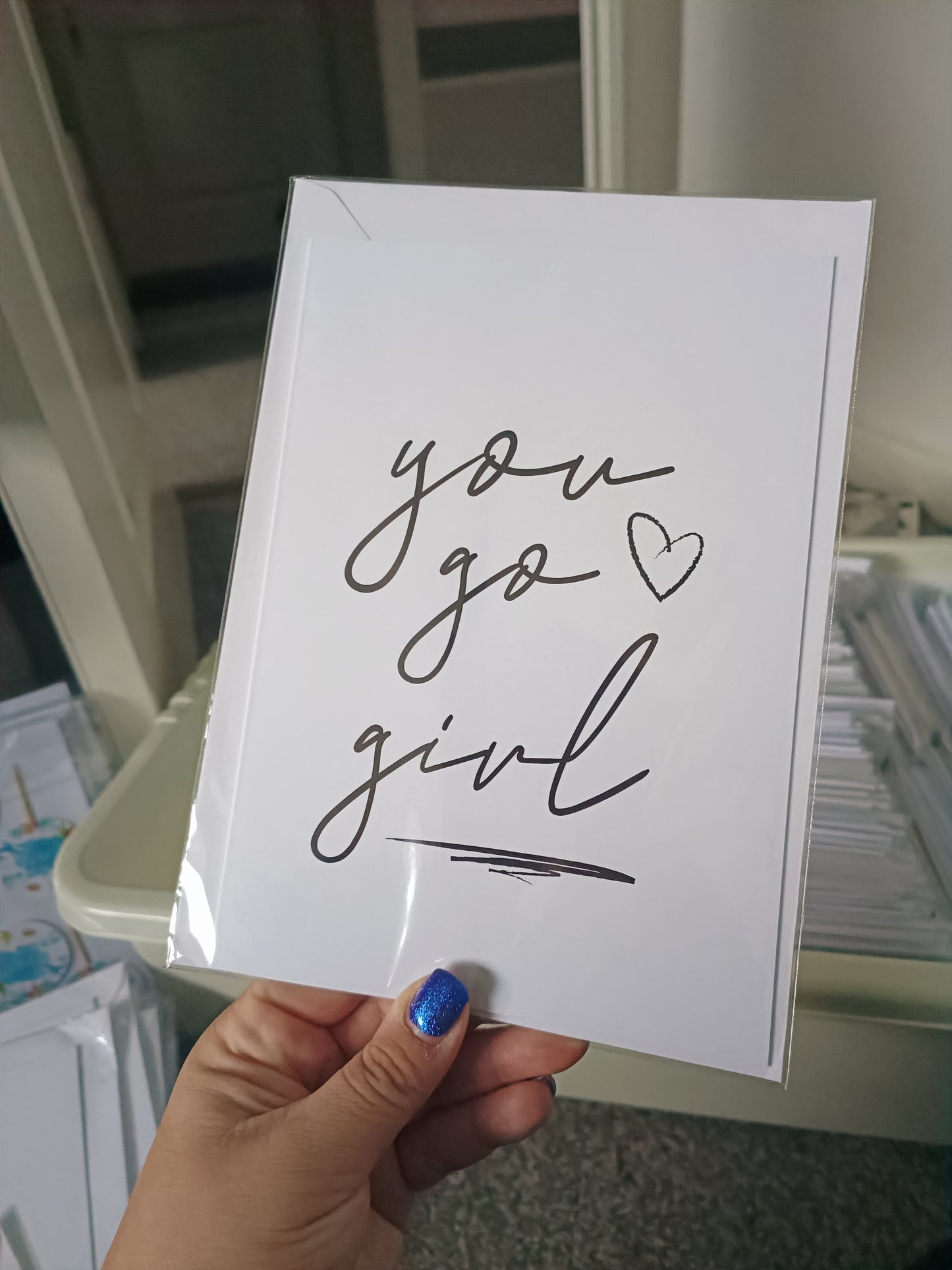 Thoughtful Card | You Go Girl | Encouragement Card