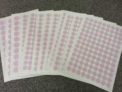 Pink Ready To Pop Stickers | Various Sizes | Baby Shower Party Stickers | Popcorn Stickers | Baby Shower Stickers